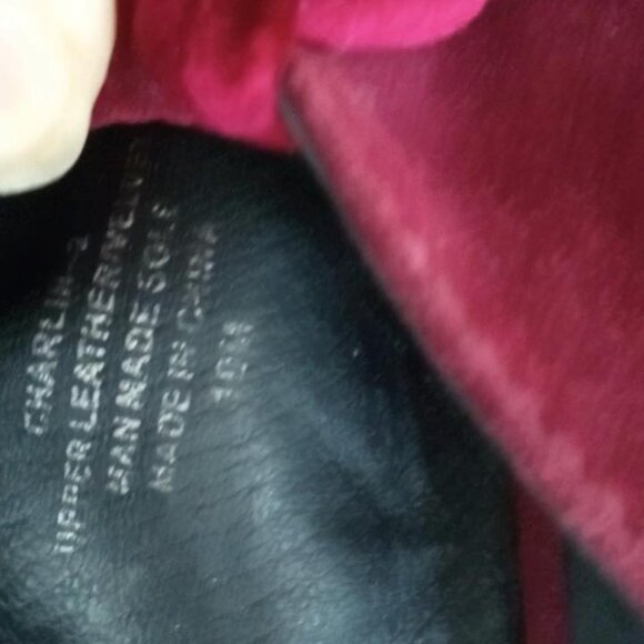 Jeffrey Campbell Charlin Pointed Toe Bow Accent Mules Burgundy Suede Sz 10M - Picture 5 of 8